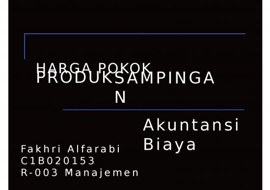 picture_Produk Ppt 4478 | Penentuan Harga Pokok Produk Sampingan