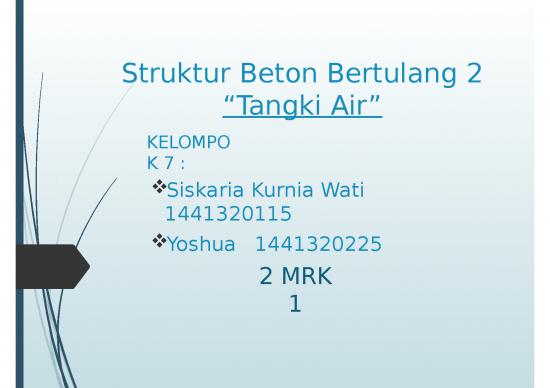 picture_Tangki Air - Struktur Beton Bertulang
