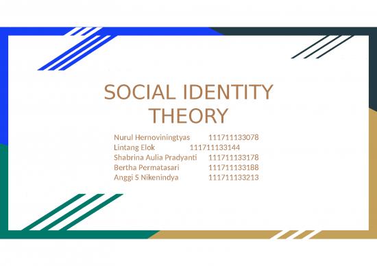 picture1_Brown Powerpoint Template 4497 | Social Identity Theory - Analisis Teoritis Tentang Proses Kelompok Dan Hubungan Antarkelompok