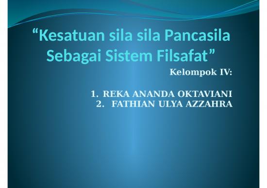 picture1_Sila Pancasila - Kesatuan Sila-sila Pancasila Sebagai Sistem Filsafat