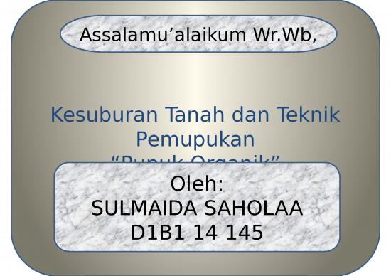 picture_Produk Ppt 4510 | Pupuk Organik - Kesuburan Tanah Dan Teknik Pemupukan
