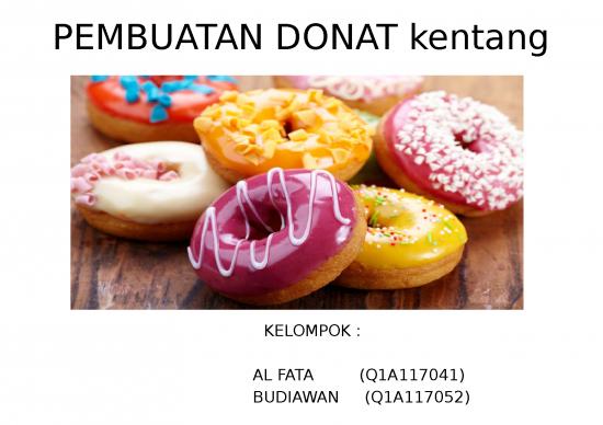 picture_Produk Ppt 4546 | Pembuatan Donat Kentang