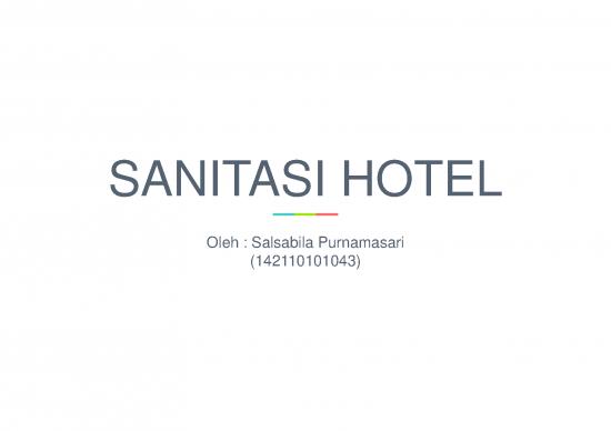picture_Presentasi Usaha 4596 | Sanitasi Hotel - Aturan Perhotelan