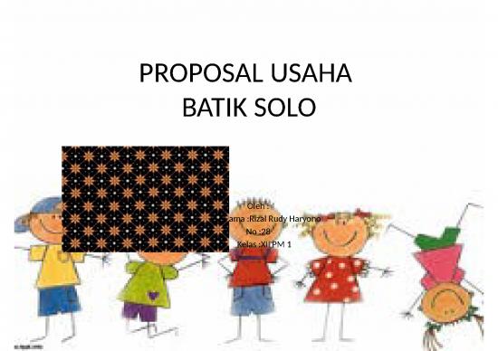 picture_Proposal Usaha - Batik Solo
