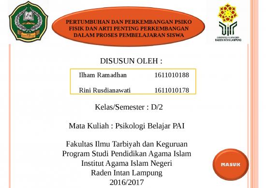 picture_Material Ppt 4600 | Psiko Fisik - Pertumbuhan Dan Perkembangan Psiko-fisik