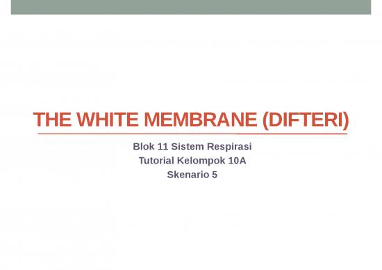 picture1_Difteri - The White Membrane - Respiratory Penyakit Difteri