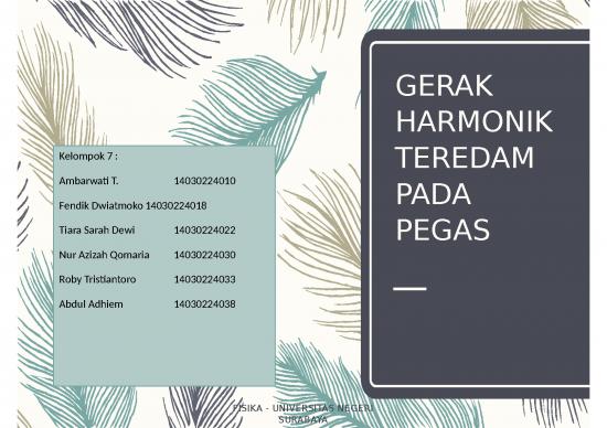 picture_Gerak Harmonik Teredam Pada Pegas