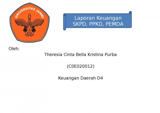 picture Power Point Laporan Keuangan 4674 | Laporan Keuangan Skpd Ppkd Pemda