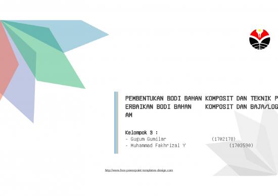picture_Material Ppt 4684 | Bahan Komposit - Pembentukan Bodi Bahan Komposit Dan Teknik Perbaikan Bodi Bahan Komposit Dan Baja-logam