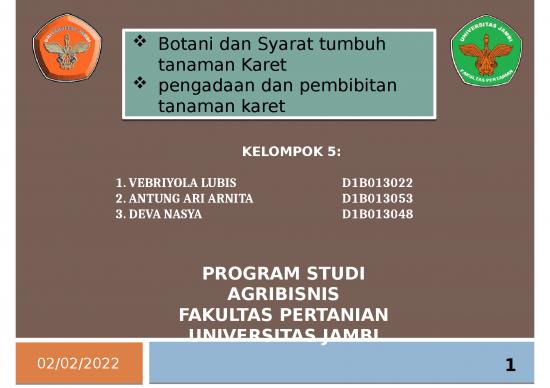 picture_Tanaman Karet - Pengadaan Dan Pembibitan Tanaman Karet