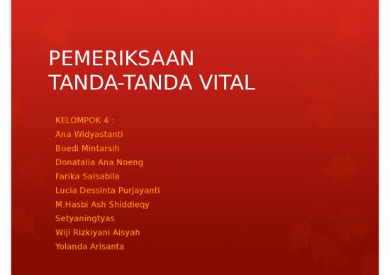 picture Exercise Spreadsheet 4718 | Pemeriksaan Vital Sign - Tanda-tanda Vital - Ukuran Statistik Berbagai Fisiologis Yang Digunakan Untuk Membantu Menentukan Status Kesehatan Seseorang