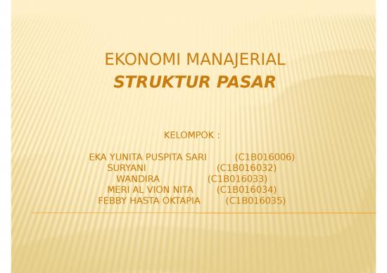 picture_Produk Ppt 4729 | Struktur Pasar - Ekonomi Manajerial