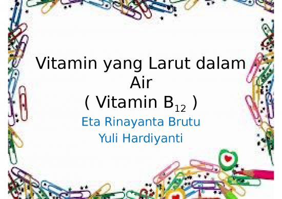 picture1_Vitamin B12 - Vitamin Yang Larut Dalam Air