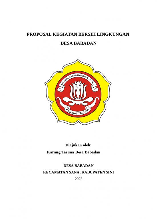 picture Proposal Tentang Sampah 25758 | 1 Kerja Bakti Contoh Proposal Kegiatan Di Lingkungan Masyarakat