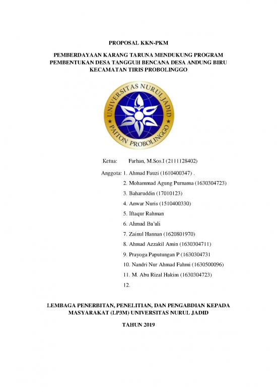 picture Proposal Karang Taruna Id 25742 | 2019 Farhan Pemberdayaan