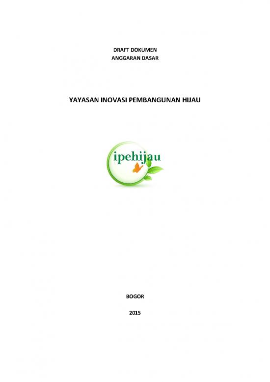 picture Anggaran Dasar Yayasan Id 24852 | Ad Ipehijau
