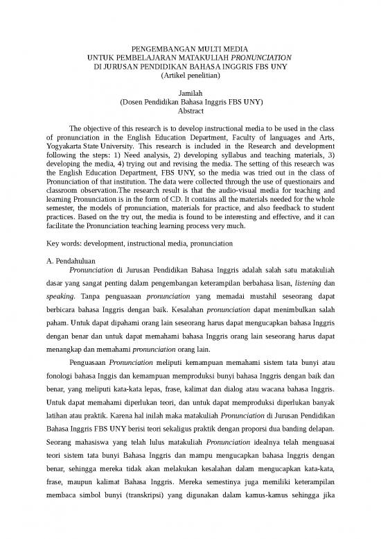 picture Media Pembelajaran Bahasa Inggris Id 24591 | Artikel Pengembangan Media Pembelajaran Pronunciation