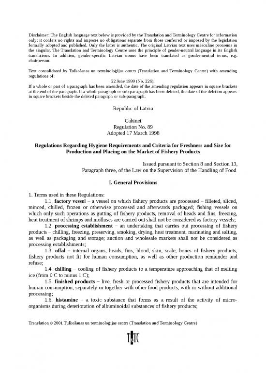 picture1_Ca Re N 89   Hygiene Req For Freshness Of Fishery Products Etc