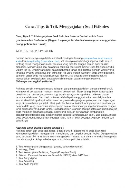 picture_Soal Psikotes Pdf 24408 | Cara Tips Trik Mengerjakan Soal Psikotes Mei 2018