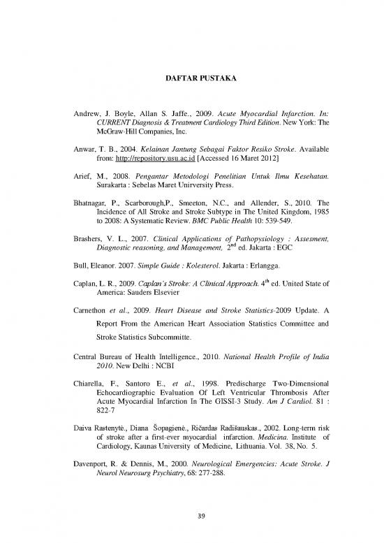 picture Acute Myocardial Infarction Id 25932 | Daftar Pustaka