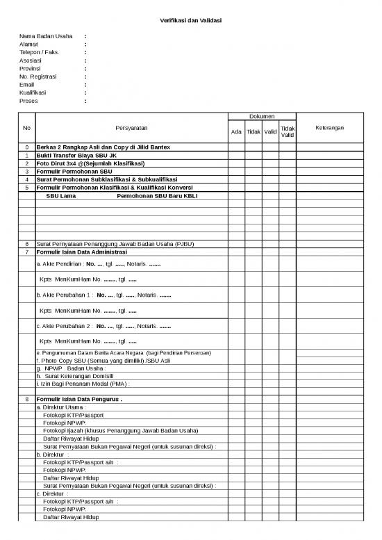 picture_Excel Sheet Download 24477 | Form Isian Sbu Jk Kbli