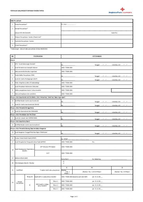 picture Pos Excel Template Free Download 24468 | Form Kualifikasi Vendor