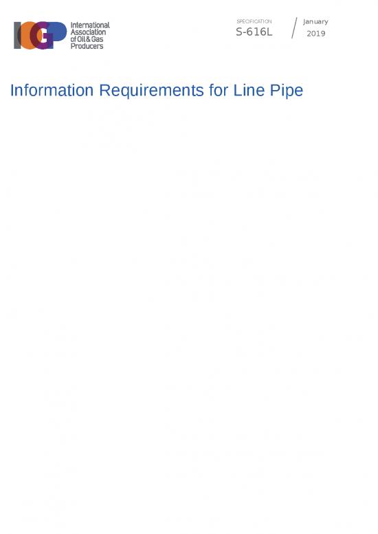 picture_Excel Sheet Download 24596 | Iogp S 616l Line Pipe Information Requirements Vers 0