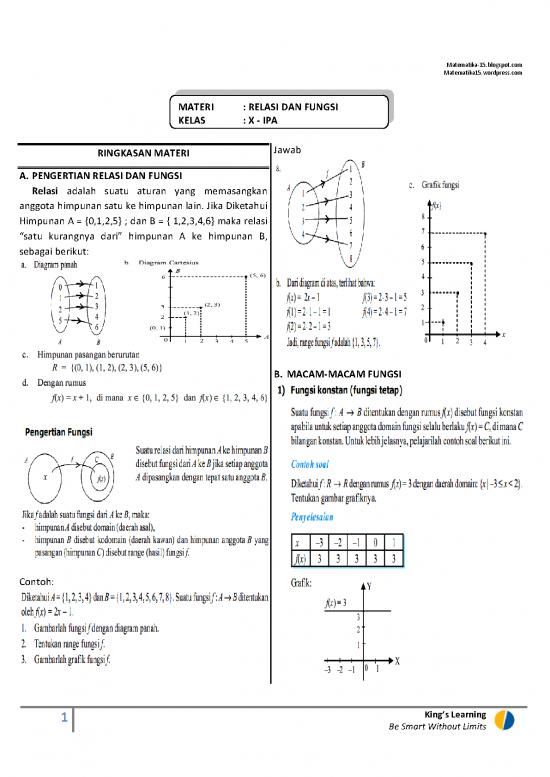 picture_Materi - Kelas X Id 26060 | Las Relasi Dan Fungsi