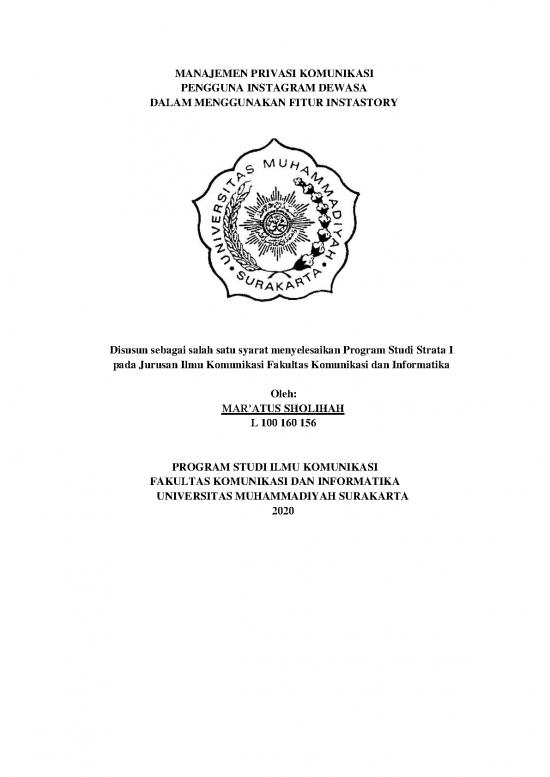 picture Privasi Komunikasi Id 24759 | Naskah Publikasi   Mar'atus Sholihah   L100160156