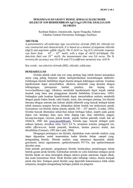 picture_Keseimbangan Elektrolit 26214 | Pemanfaatan Grafit Pensil Sebagai Elektrode Selektif Ion Bermembran Agcl