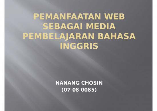 picture Tujuan Penelitian Adalah 24579 | Pemanfaatan Web Sebagai Media Pembelajaran Bahasa Inggris