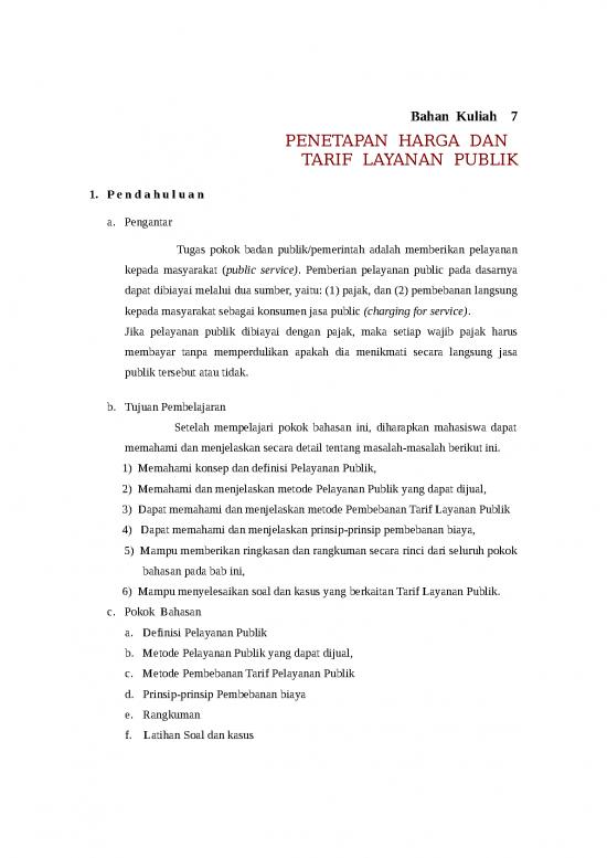 picture Harga Pelayanan Publik 24540 | Penetapan Harga Tarif Layanan Publik