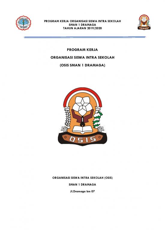 picture1_Organisasi Adalah Pdf 24985 | Program Kerja Osis 2019 2020