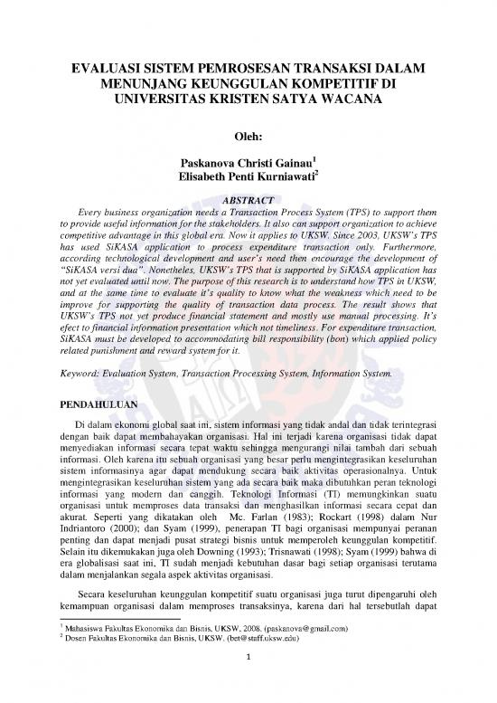 picture_Sistem Pemrosesan Transaksi Id 24163 | Pros Paskanova C Gainau E Penti Kurniawan Evaluasi Sistem Pemrosesan Transaksi Full Text