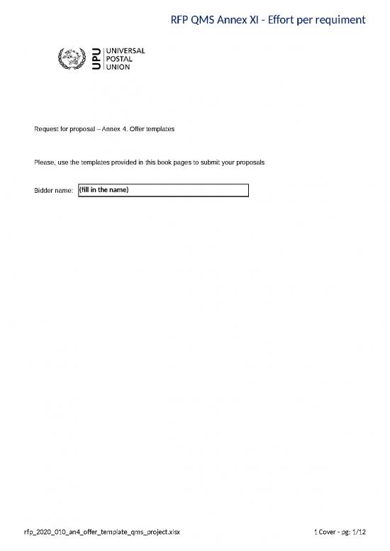 picture_Excel Sheet Download 24136 | Rfp 2020 010 An4 Offer Template Qms Project