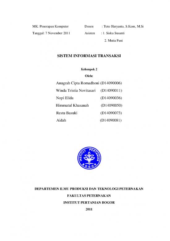picture_Sistem Pemrosesan Transaksi 24173 | Si Pemrosesentransaksi Kelompok 2
