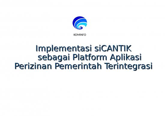 picture Presentasi Usaha Ppt 26383 | Sicantik Cloud Untuk Perizinan Berusaha Di Daerah