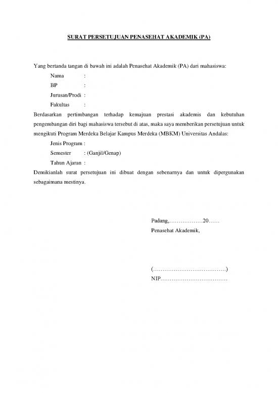 picture Surat Persetujuan Id 24695 | Surat Persetujuan Penasehat Akademik Dikonversi