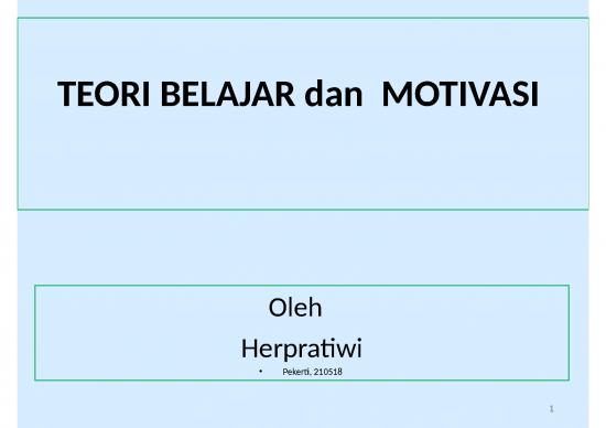 picture Motivasi 25529 | Teori Belajar Dan Motivasi