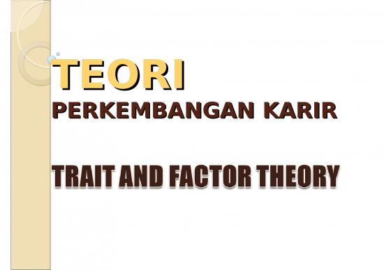 picture_Career Ppt 25794 | Trait And Factor Theory