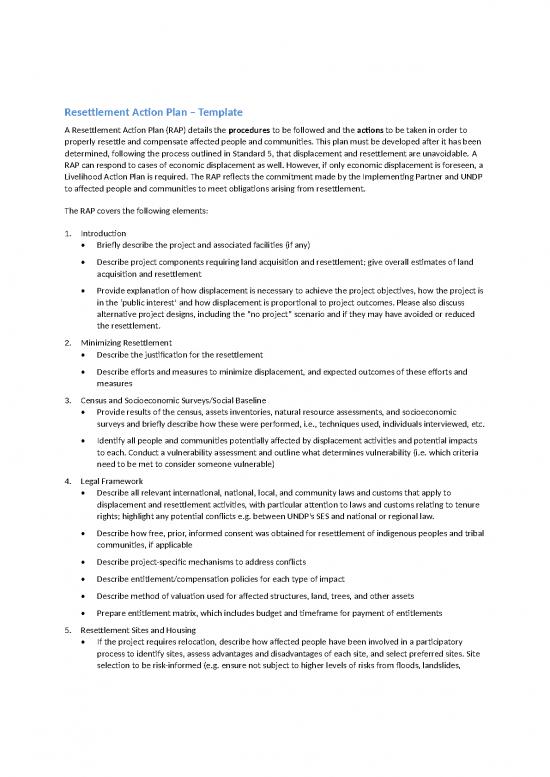 picture_Project Plan Spreadsheet 24076 | Undp Resettlement Action Plan Template Dec2020