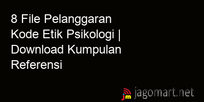 picture 8 File Pelanggaran Kode Etik Psikologi | Download Kumpulan Referensi