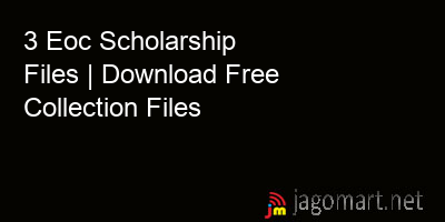 picture 3 Eoc Scholarship Files | Download Free Collection Files