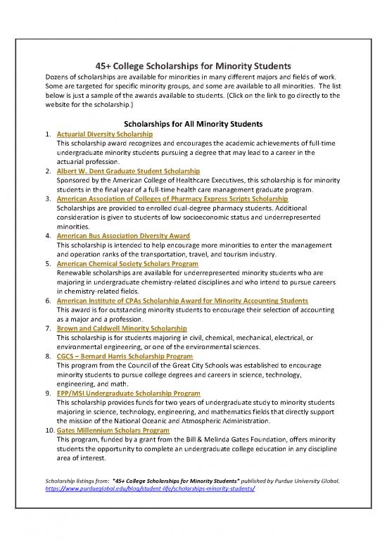 picture_Work Spreadsheet 27249 | 45 College Scholarships For Minority Students