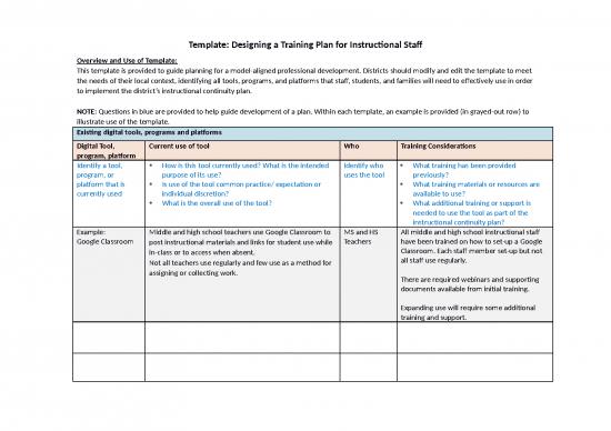 picture Planning Spreadsheet 28394 | 4 Template Designing A Training Plan