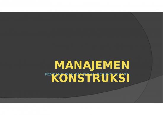 picture Manajemen Konstruksi Id 27090 | A061b Materi Pengendalian Proyek 2