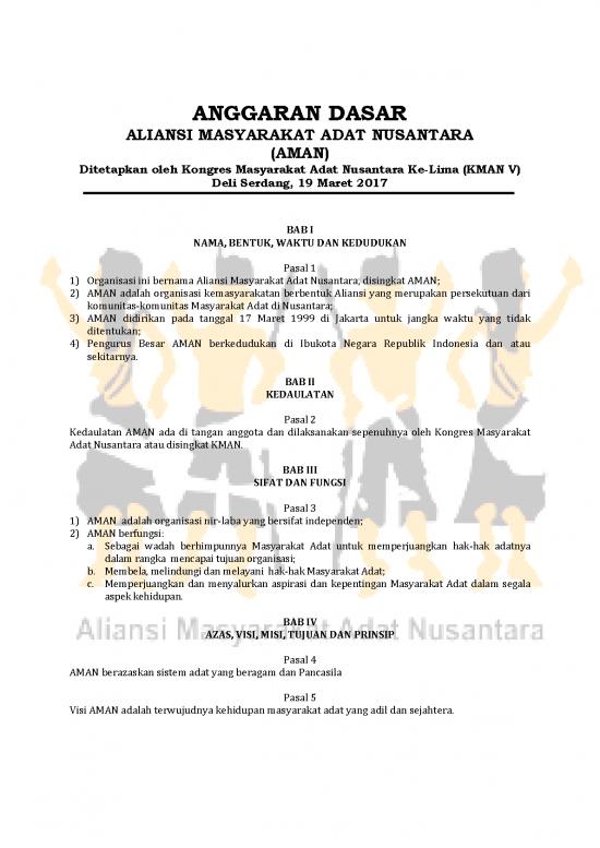 picture_Anggaran Dasar Id 27669 | Anggaran Dasar Aman 2017 2022 Final Kmanv 19 Mei 2017 Pdf