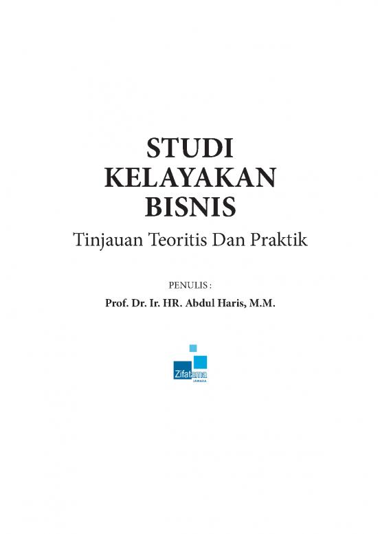picture_Studi Kelayakan Bisnis Id 28152 | Buku Studi Kelayakan