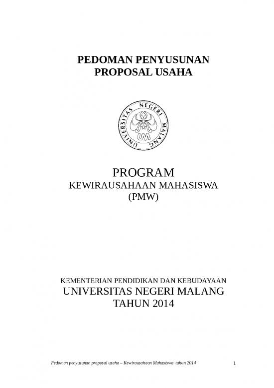 picture_Presentasi Usaha 28575 | Cara Menyusun Pmw 2014