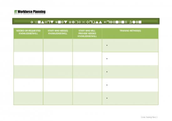 picture Cross Training Plan Template